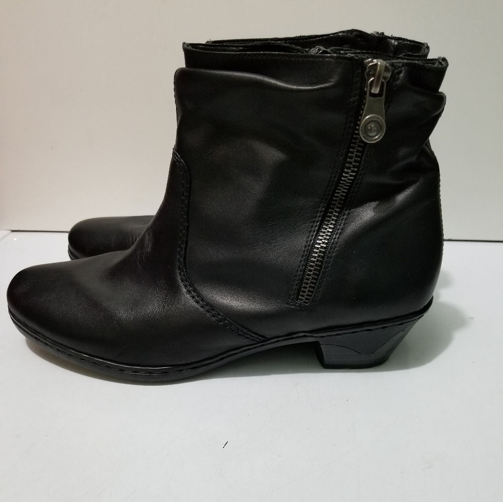 Rieker Antistress Black Ankle Boots 41 (9.5)